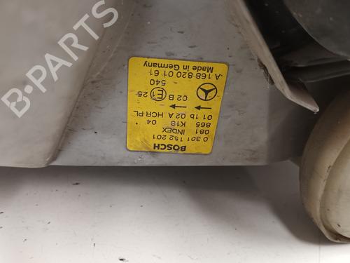 Left headlight MERCEDES-BENZ A-CLASS (W168) A 160 (168.033, 168.133) | BP13474560C28 