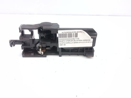 Front right interior door handle TOYOTA COROLLA Verso (_E12_) 2.0 D-4D (CDE120_, CDE120R) | BP26961492I14 