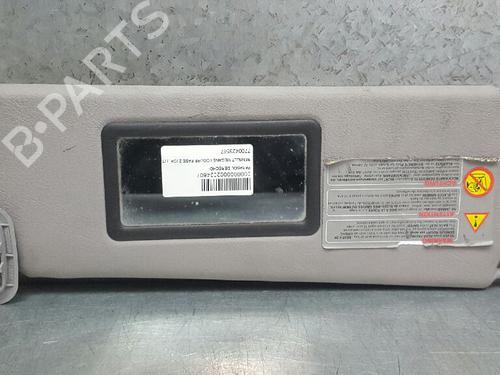 Right sun visor RENAULT MEGANE I Coach (DA0/1_) 1.9 dCi (DA05, DA1F) (102 hp) 12734952