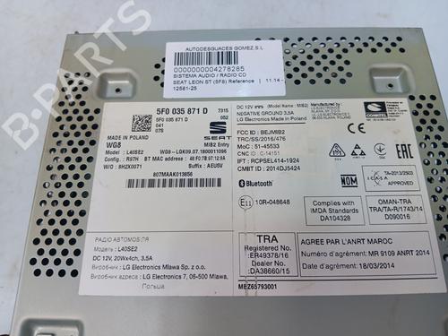 Radio SEAT LEON ST (5F8)  | BP26238943E6 