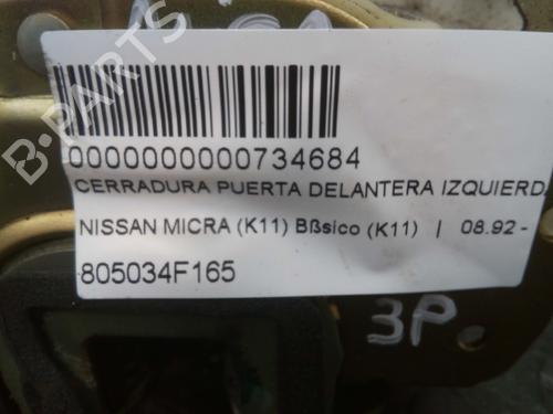 Used Front left lock NISSAN MICRA II (K11) 1.0 i 16V (54 hp) 12810149