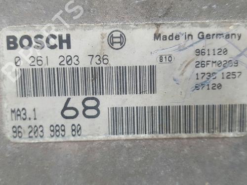 Engine control unit (ECU) CITROËN SAXO (S0, S1) 1.1 X, SX | BP12817519M57 