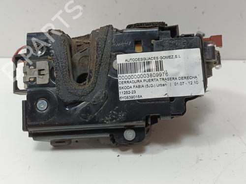 Rear right lock SKODA FABIA II (542) 1.4 TDI | BP16532318C99 