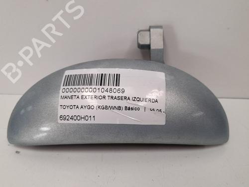 Used Rear left exterior door handle TOYOTA AYGO (_B1_) 1.0 (KGB10_, KGB10R) (68 hp) 12686459