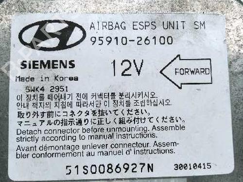 ECU airbags HYUNDAI SANTA FÉ I (SM)  | BP12930980M53 