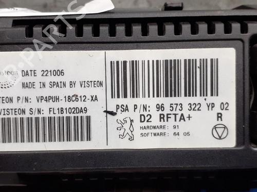 Climate control PEUGEOT 407 (6D_) 2.2 HDi 170 (6D4HTH) | BP12756315I5 