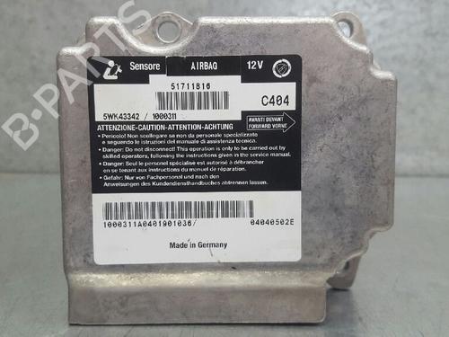 Airbag styreenhed FIAT STILO (192_) 1.6 16V (192_XB1A) (103 hp) 12731358