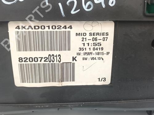 Instrument cluster RENAULT MEGANE II (BM0/1_, CM0/1_) 1.5 dCi (BM16, CM16) | BP27284689C47 