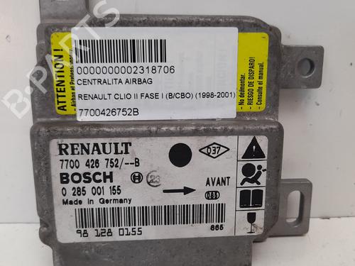 Used ECU airbags ECU airbags RENAULT CLIO II (BB_, CB_) 1.2 (BB0A, BB0F, BB10, BB1K, BB28, BB2D, BB2H, CB0A,... (58 hp) 12751343 12751343