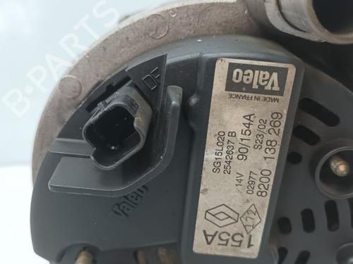 Used Alternator Alternator RENAULT ESPACE IV (JK0/1_) 2.0 Turbo (JK0A, JK0B, JK0N) (163 hp) 34055188 34055188