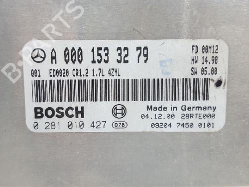 Engine control unit (ECU) MERCEDES-BENZ A-CLASS (W168) A 160 CDI (168.007) | BP12723325M57 