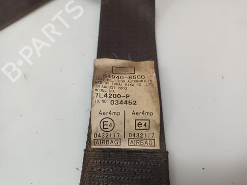 Front left seatbelt SUZUKI IGNIS I (FH)  | BP21220368I26 