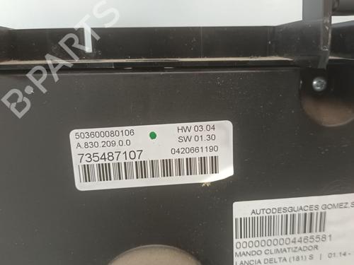 Climate control LANCIA DELTA III (844_) 1.6 D Multijet (844.AXC11, 844.AXC1A) | BP31156375I5 