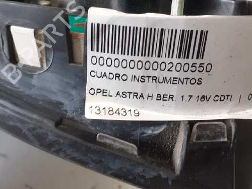 Used Instrument cluster OPEL ASTRA H (A04) [2004-2014]  12763510