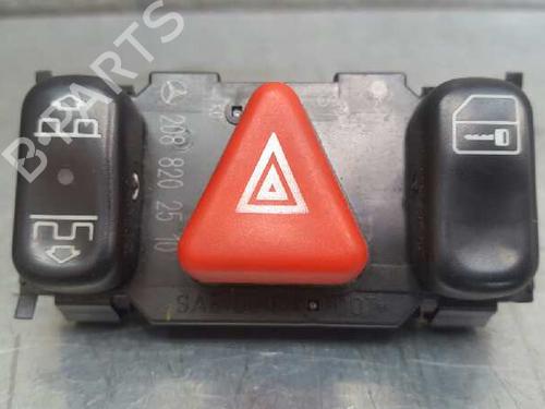 Used Warning switch MERCEDES-BENZ CLK Convertible (A208) CLK 230 Kompressor (208.448) (197 hp) 12738274