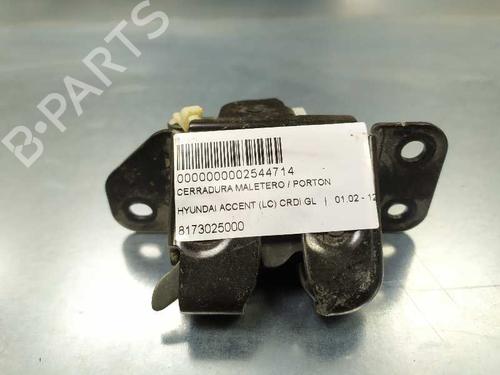 Used Tailgate lock HYUNDAI ACCENT II (LC) 1.5 CRDi (82 hp) 12762849