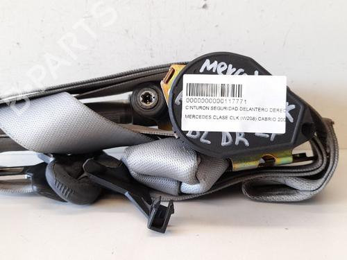 Used Front right seatbelt MERCEDES-BENZ CLK Convertible (A208) CLK 200 (208.435) (136 hp) 12694784