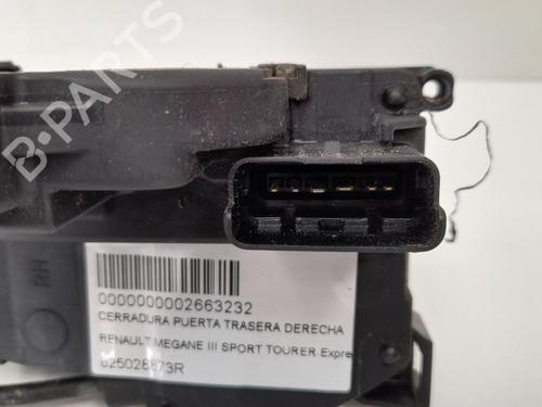 Rear right lock RENAULT MEGANE III Grandtour (KZ0/1)  | BP12771195C99 