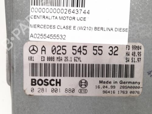 Engine control unit (ECU) MERCEDES-BENZ E-CLASS (W210) E 300 Turbo-D (210.025) | BP12770526M57 