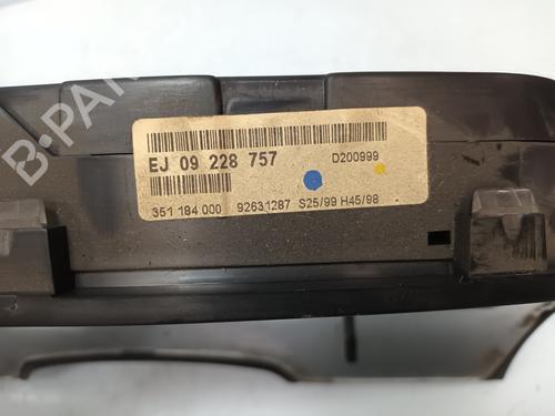 Instrument cluster OPEL ZAFIRA A MPV (T98) 2.0 DI 16V (F75) | BP22928774C47 