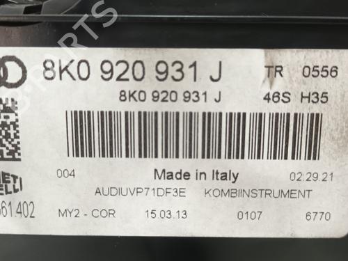 Instrument cluster AUDI A4 B8 (8K2)  | BP12852543C47 
