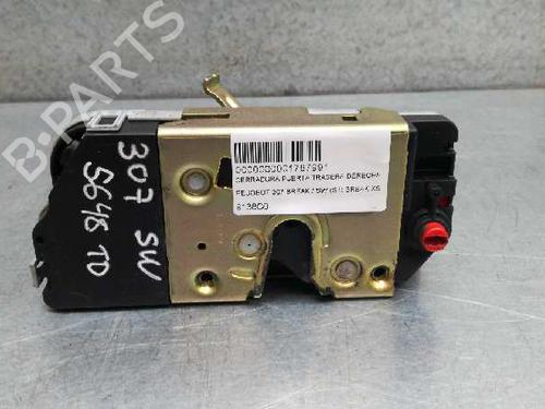 Used Rear right lock PEUGEOT 307 Break (3E) 1.6 16V (109 hp) 12722371