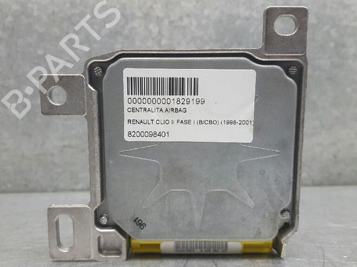 ECU airbags RENAULT CLIO II (BB_, CB_) 1.4 (B/CB0C, B/CB0S) | BP12724502M53 