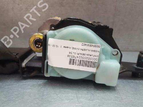 Used Front right seatbelt NISSAN ALMERA II (N16) 2.2 Di (110 hp) 12756237
