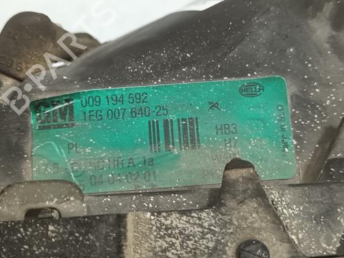 Left headlight OPEL ASTRA G Coupe (T98) 2.2 16V (F07) | BP22445906C28 