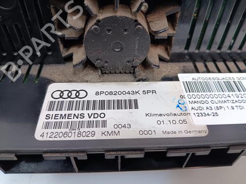 Commande Chauffage AUDI A3 (8P1) 1.9 TDI | BP24298240I5 