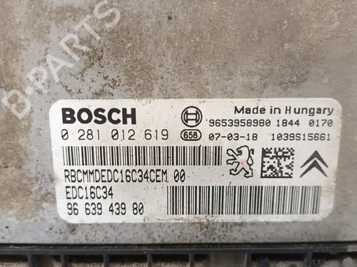 Engine control unit (ECU) CITROËN BERLINGO / BERLINGO FIRST MPV (MF_, GJK_, GFK_) 1.6 HDI 90 (MF9HX) | BP18153977M57 