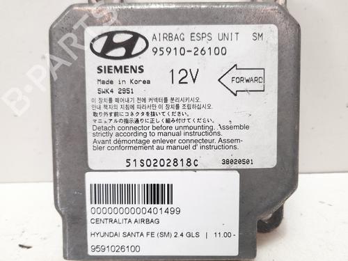 Airbag module HYUNDAI SANTA FÉ I (SM) 2.4 16V (146 hp) 12798708
