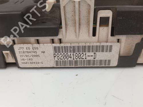 Instrument cluster RENAULT MODUS / GRAND MODUS (F/JP0_) 1.4 (JP01, JP0J) | BP21488033C47 