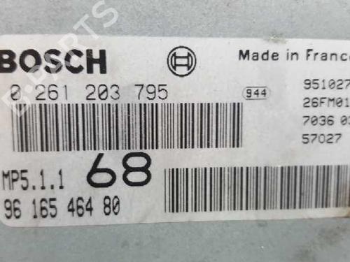Engine control unit (ECU) PEUGEOT 406 (8B) 1.8 16V | BP12716203M57 
