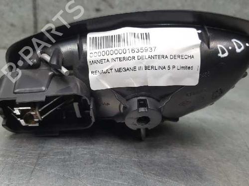 Front right interior door handle RENAULT MEGANE III Hatchback (BZ0/1_, B3_) 1.2 TCe (BZ2B, BZ11) | BP12715065I14 