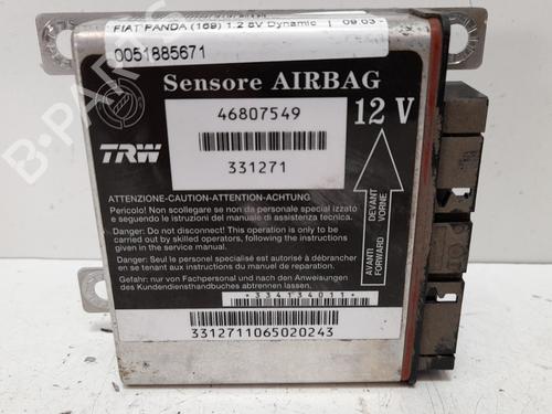 Kollisjonspute styreenhet FIAT PANDA (169_) 1.2 (169.AXB11, 169.AXB1A) (60 hp) 12772386
