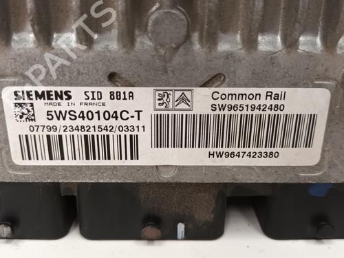 Engine control unit (ECU) PEUGEOT 307 Break (3E) 2.0 HDI 90 | BP13456810M57 