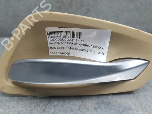 Used Front right interior door handle BMW 3 (E90) 318 i (129 hp) 12754784