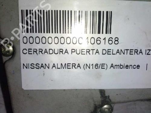 Used Front left lock NISSAN ALMERA II (N16) 1.5 (90 hp) 12799136