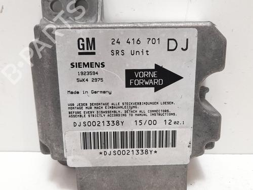 Used ECU airbags OPEL VECTRA B (J96) 2.0 DTI 16V (F19) (101 hp) 12730949