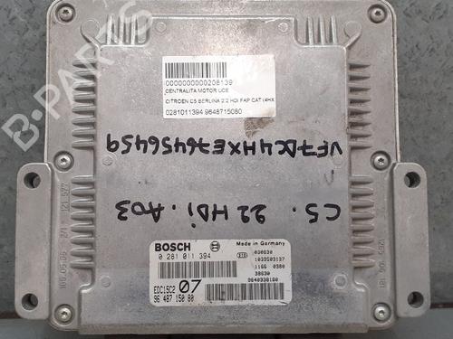 Engine control unit (ECU) CITROËN C5 I (DC_) 2.2 HDi (DC4HXB, DC4HXE) | BP12739595M57 