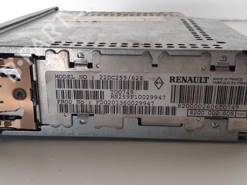 Radio RENAULT LAGUNA II (BG0/1_) 1.9 dCi (BG08, BG0G) | BP12766130E6 