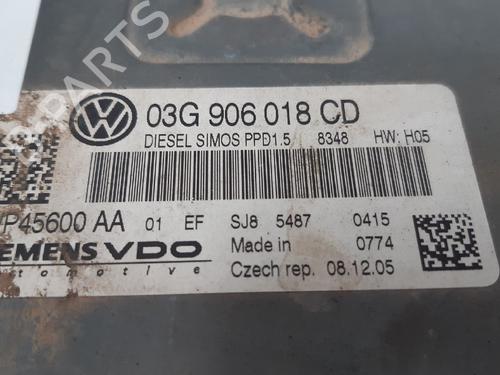 Engine control unit (ECU) VW PASSAT B6 (3C2) 2.0 TDI | BP12849858M57 