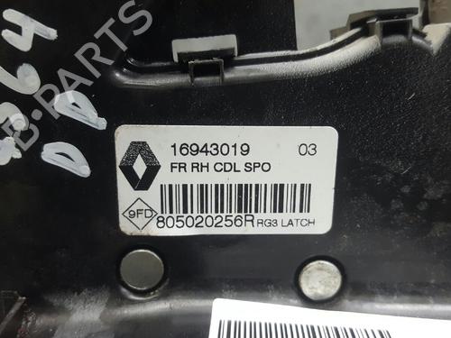 Front right lock RENAULT MEGANE IV Hatchback (B9A/M/N_) 1.5 dCi 110 (B9A3) | BP12750322C97 