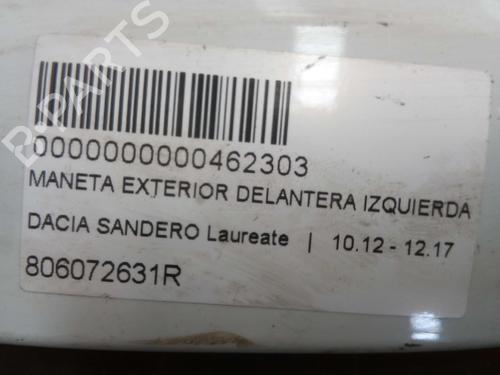 Front left exterior door handle DACIA SANDERO II  | BP12801315C128 