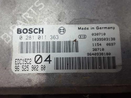 Engine control unit (ECU) CITROËN C8 (EA_, EB_) 2.2 HDi | BP12734009M57 