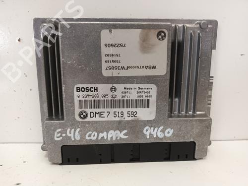 Used Engine control unit (ECU) BMW 3 Compact (E46) 316 ti (115 hp) 13011424