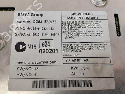 Radio BMW X5 (E53) 3.0 d | BP12768253E6 
