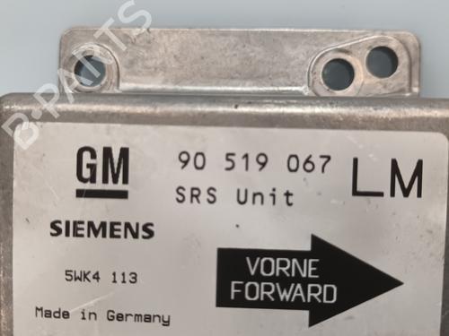 ECU airbags OPEL ASTRA F Saloon (T92) 1.6 i 16V (F19, M19) | BP19023778M53 