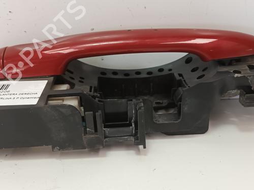 Front right exterior door handle RENAULT MEGANE III Hatchback (BZ0/1_, B3_) 1.5 dCi | BP12785255C129 